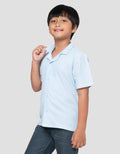 Little M Krah Texture Kaos Lengan Pendek Anak Laki-Laki