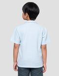 Little M Krah Texture Kaos Lengan Pendek Anak Laki-Laki