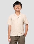 Little M Krah Texture Kaos Lengan Pendek Anak Laki-Laki