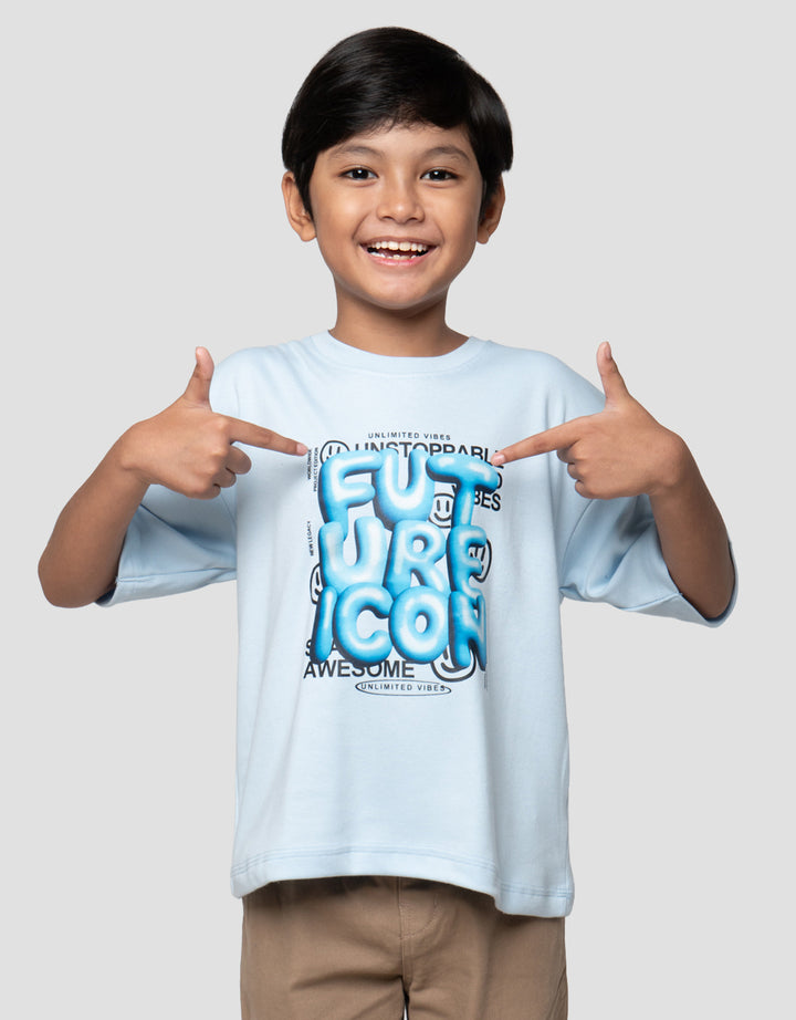 Little M Future Icon Kaos Oversize Anak Laki-laki