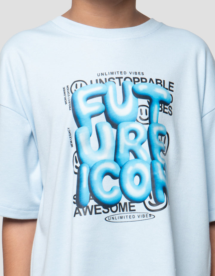 Little M Future Icon Kaos Oversize Anak Laki-laki