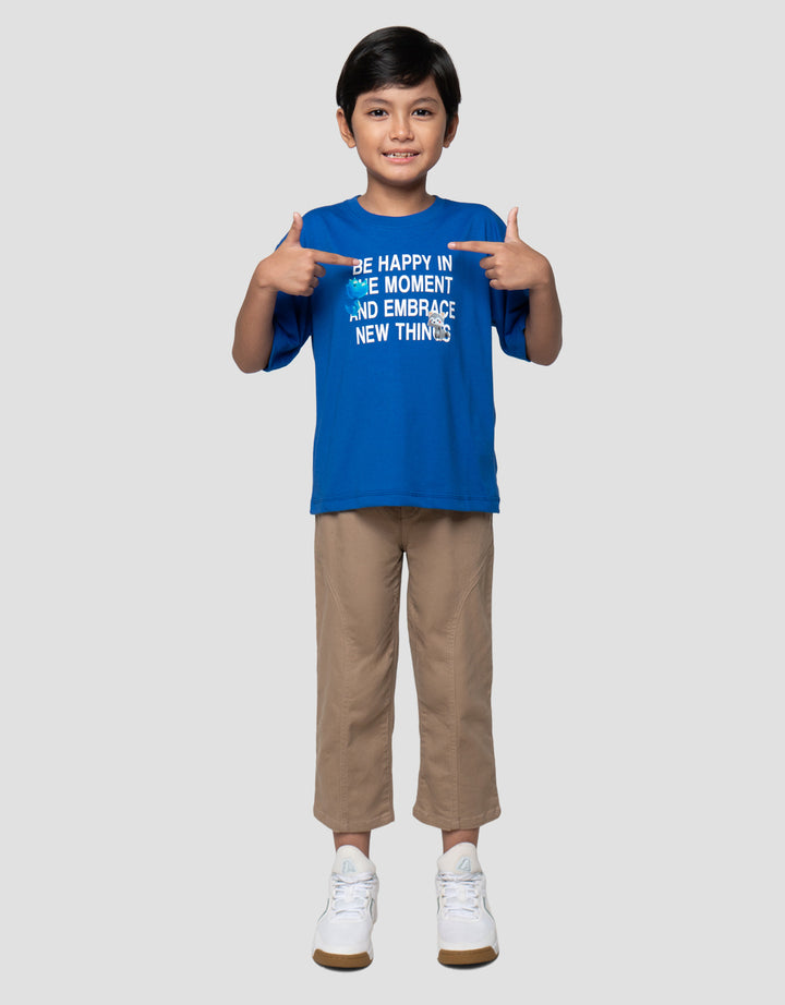 Little M Happy Moment Kaos Oversize Anak Laki-laki