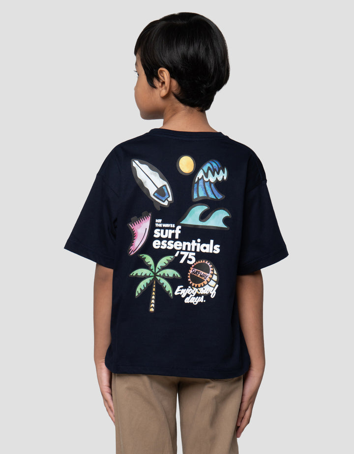 Little M Surf Kaos Oversize Anak Laki-laki