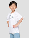 Little M State If Play Print Kaos Anak Laki-laki