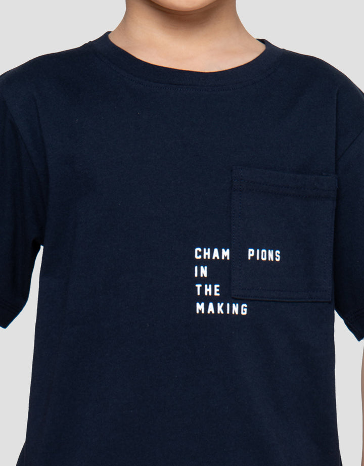 Little M Champion Kaos Anak Laki-Laki