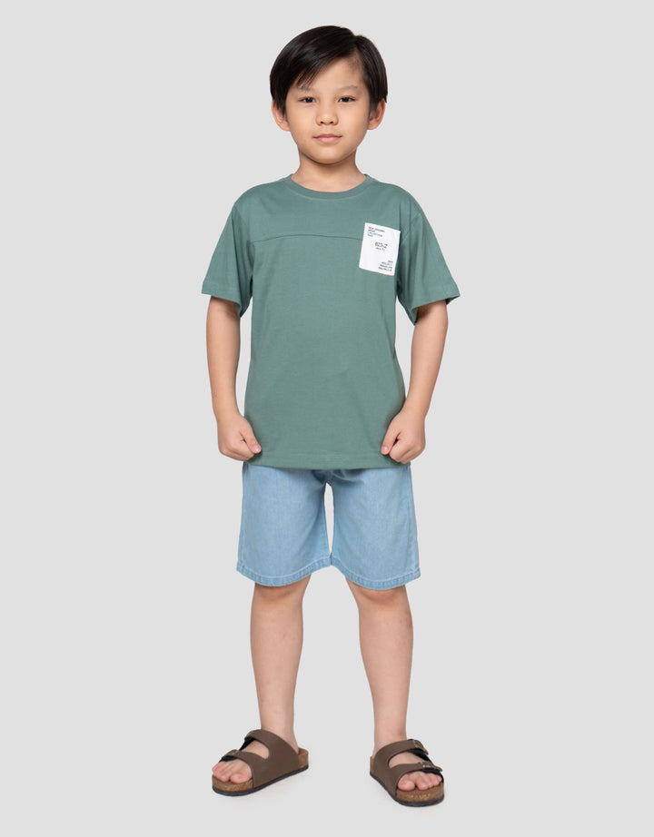 Little M Cut Sewn Print Kaos Anak Laki-laki