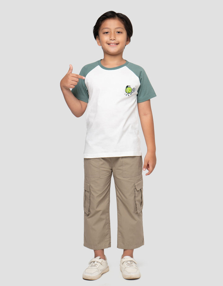 Little M Reglan Raket Kaos Anak Laki-laki