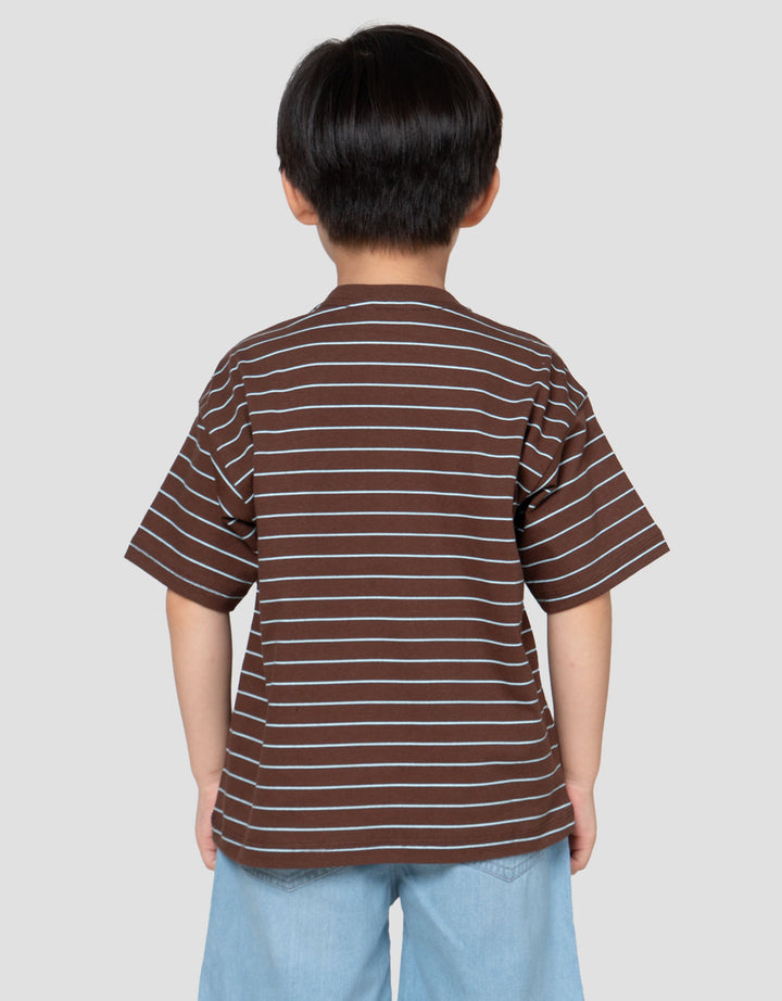 Little M Bear Team Print Kaos Oversize Anak Laki-laki