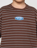 Little M Bear Team Print Kaos Oversize Anak Laki-laki