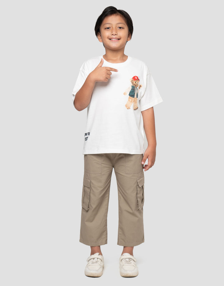 Little M Bear New York Kaos Oversize Anak Laki-laki