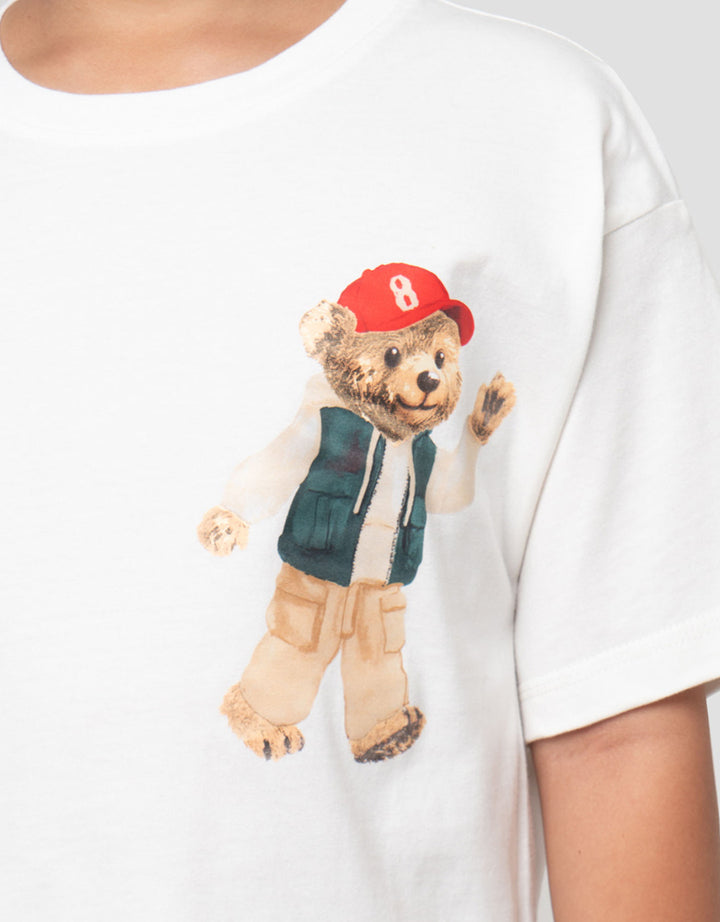 Little M Bear New York Kaos Oversize Anak Laki-laki