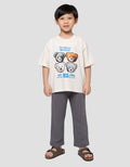 Little M Bear New York Kaos Lengan Pendek Anak Laki-Laki