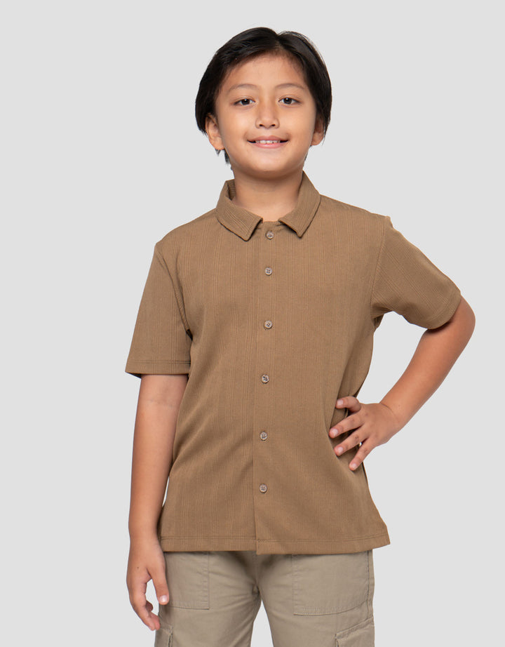 Little M Tex Slr Komb Kemeja Anak Laki-laki