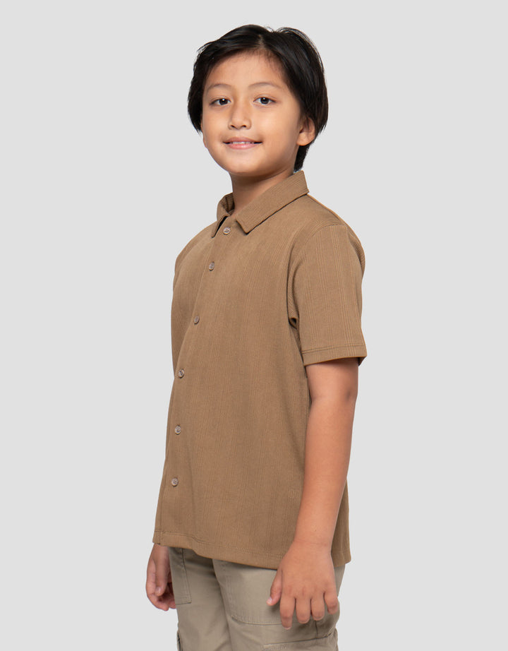 Little M Tex Slr Komb Kemeja Anak Laki-laki