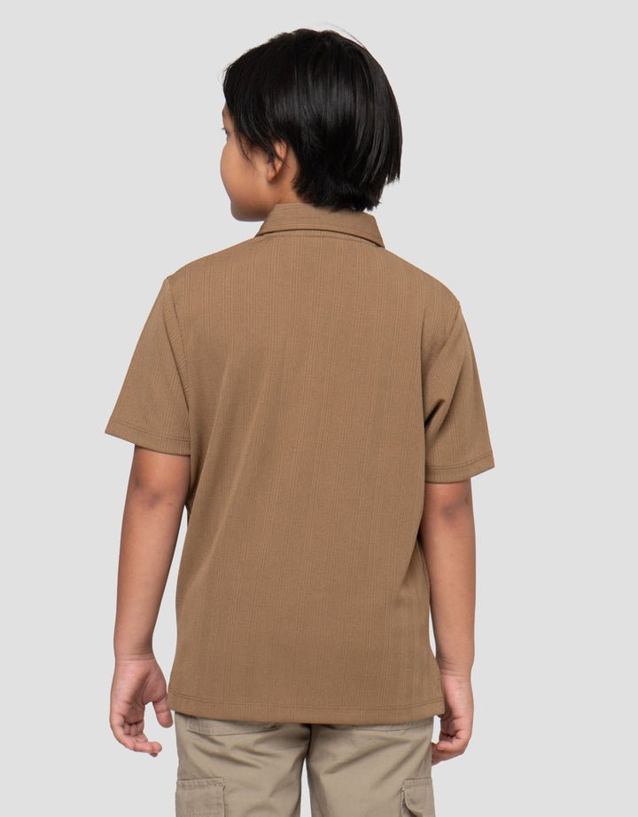 Little M Tex Slr Komb Kemeja Anak Laki-laki