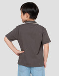 Little M Krah Rib Tex Slub Kaos Anak Laki-laki