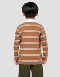 Little M Krah Salur Print Kaos Polo Anak Laki-Laki