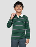 Little M Krah Salur Print Kaos Polo Anak Laki-Laki