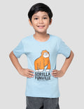 Little M Gorilla Kaos Anak Laki-laki