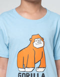 Little M Gorilla Kaos Anak Laki-laki