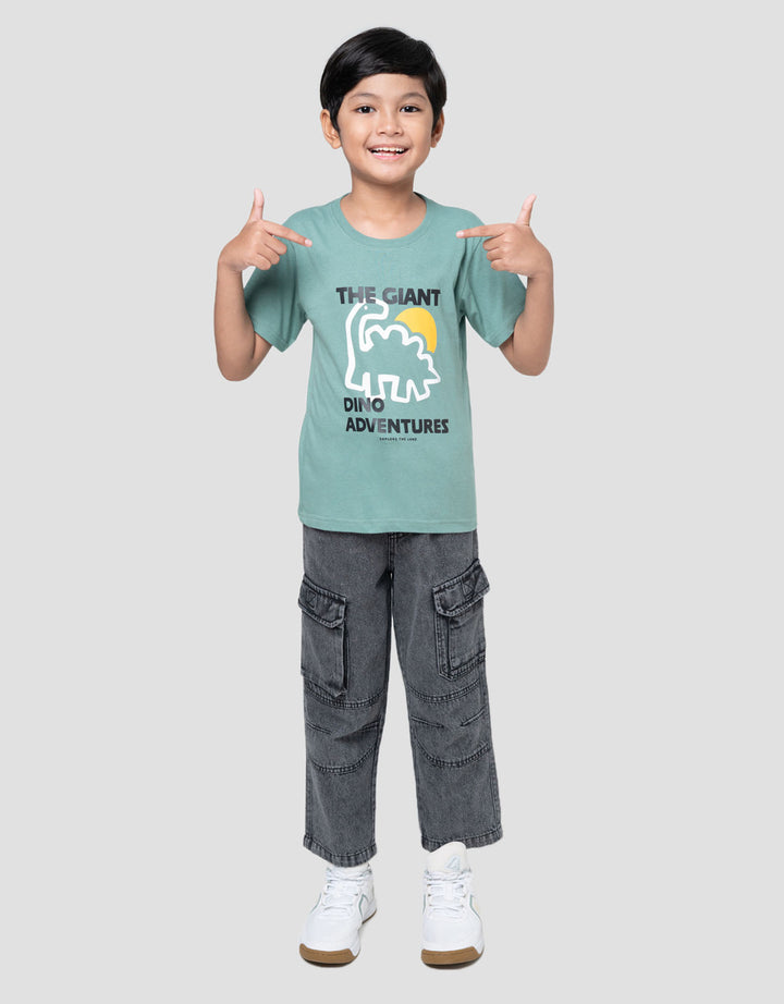 Little M Giant Dino Adv Kaos Anak Laki-laki