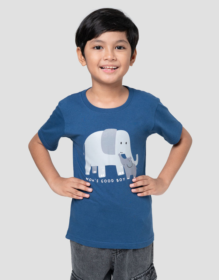 Little M Ktg Tex Wafel Kaos Oversize Anak Laki-laki