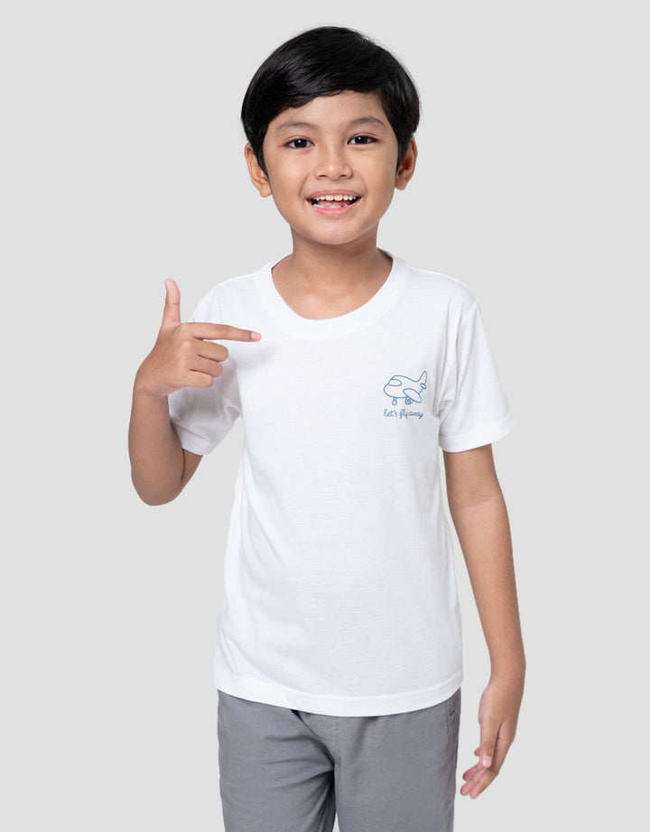 Little M Tc Plane Kaos Anak Laki-laki