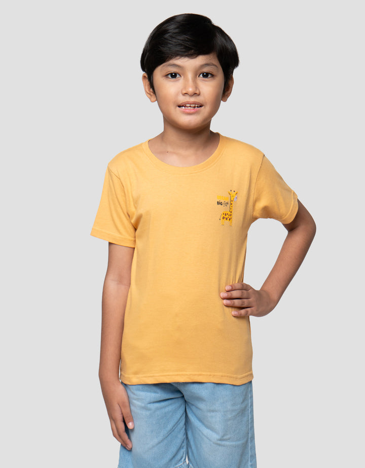 Little M Big Dream Giraffe Kaos Anak Laki-laki