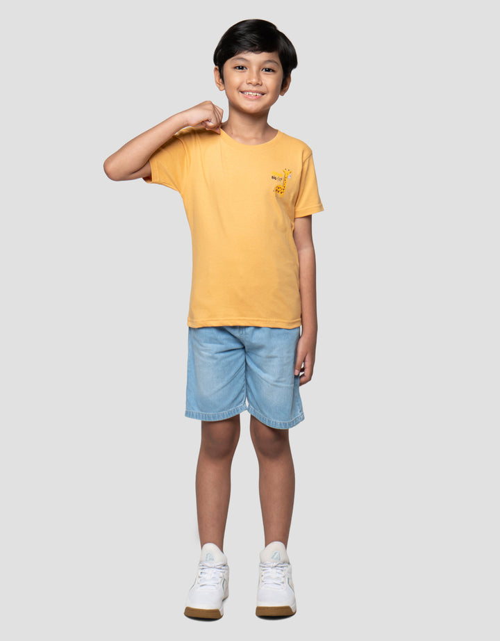 Little M Big Dream Giraffe Kaos Anak Laki-laki