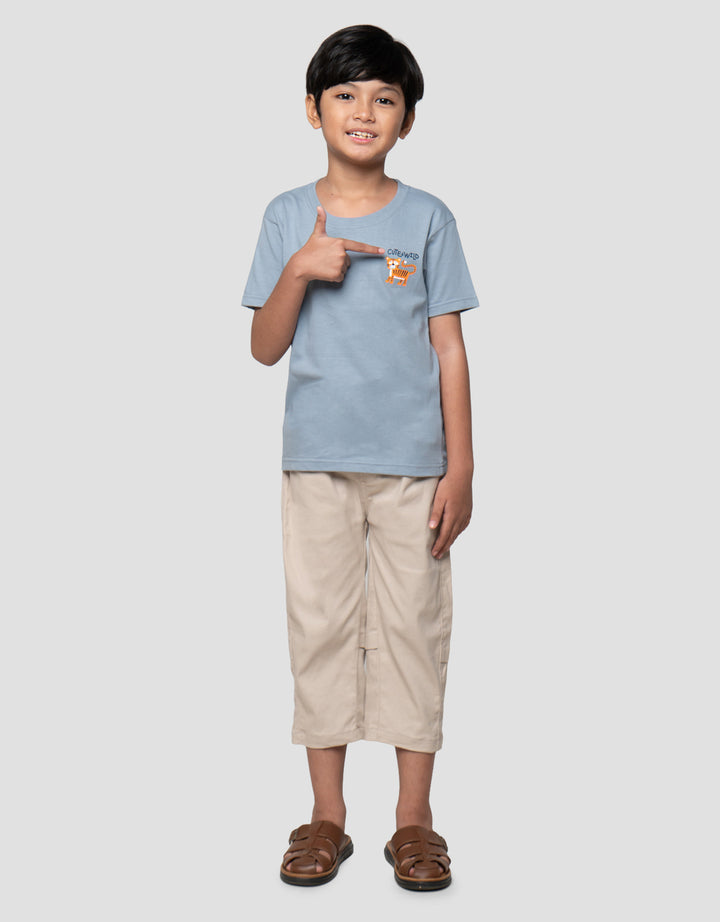 Little M Cute And Wild Tiger Kaos Anak Laki-laki