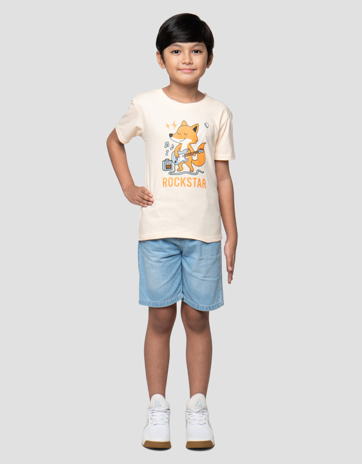 Little M Rockstar Kaos Anak Laki-laki
