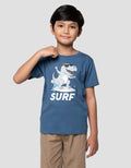 Little M Dino Surf Kaos Anak Laki-laki