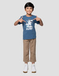 Little M Dino Surf Kaos Anak Laki-laki