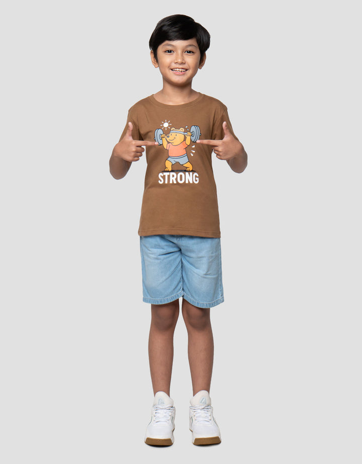 Little M Strong Kaos Anak Laki-laki