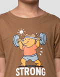 Little M Strong Kaos Anak Laki-laki