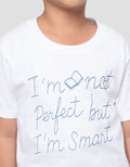 Little M Print Outline I Am Smart Kaos Anak Laki-laki