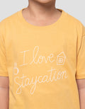 Little M Print Outline Staycation Kaos Anak Laki-laki
