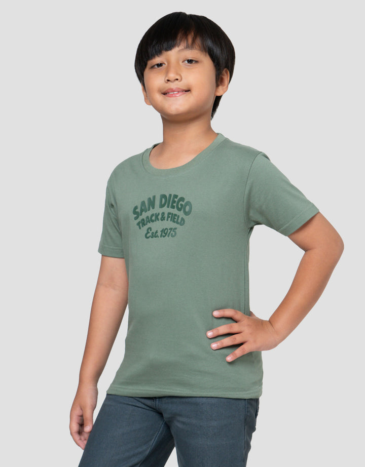 Little M Sandiego Print Kaos Anak Laki-laki