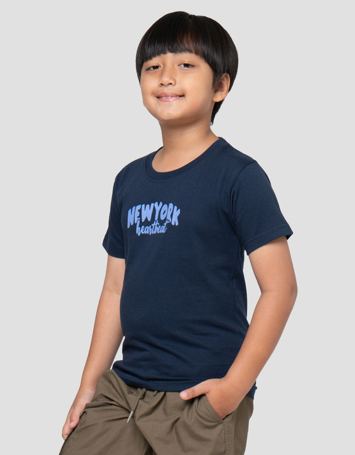Little M Nyc Citys Print Kaos Anak Laki-laki