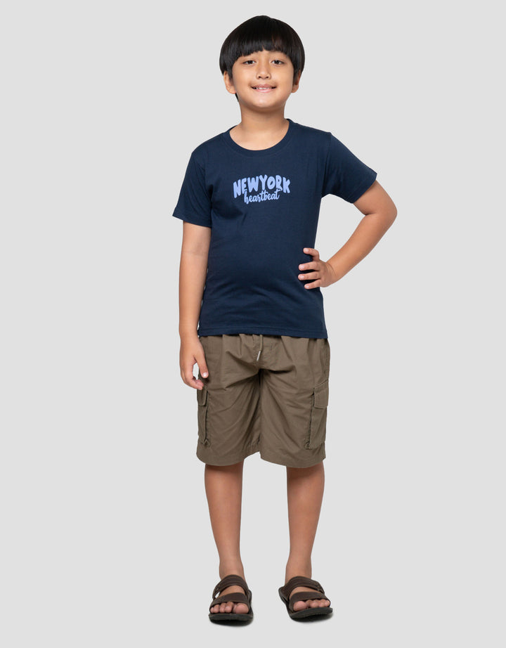 Little M Nyc Citys Print Kaos Anak Laki-laki