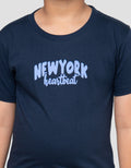 Little M Nyc Citys Print Kaos Anak Laki-laki