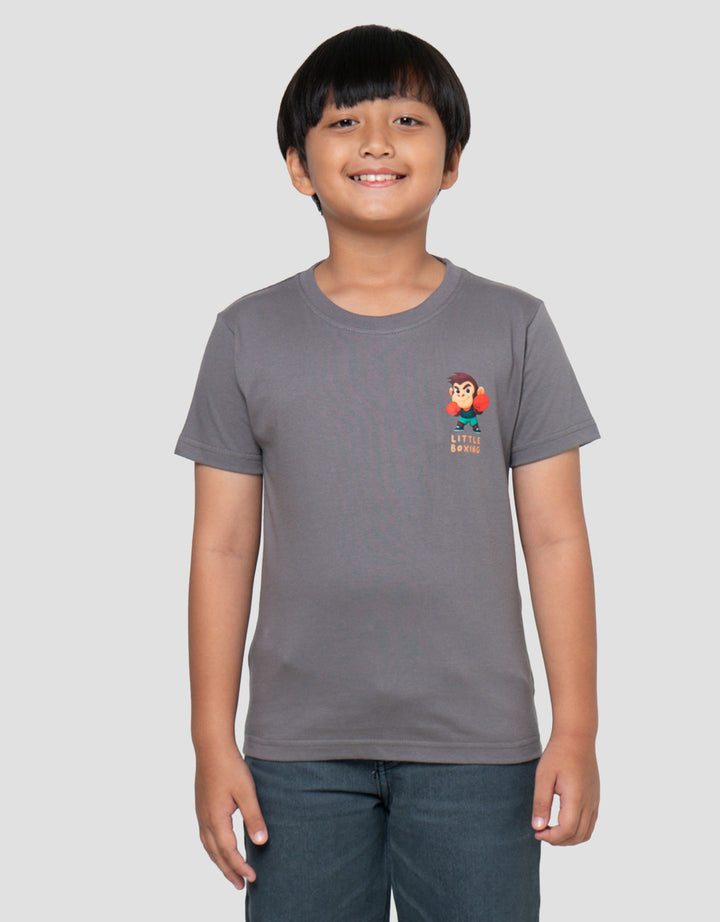 Little M Little Boxing Print Kaos Anak Laki-laki