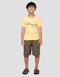 Little M Safari Adv Buddies Print Kaos Anak Laki-laki