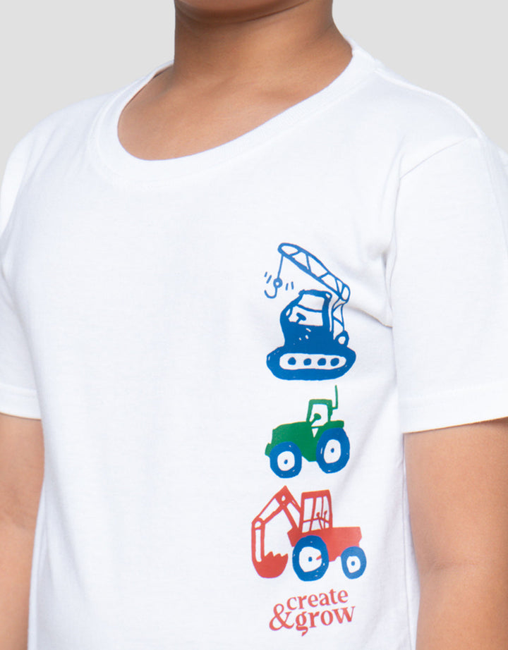 Little M Create And Grow Print Kaos Anak Laki-laki