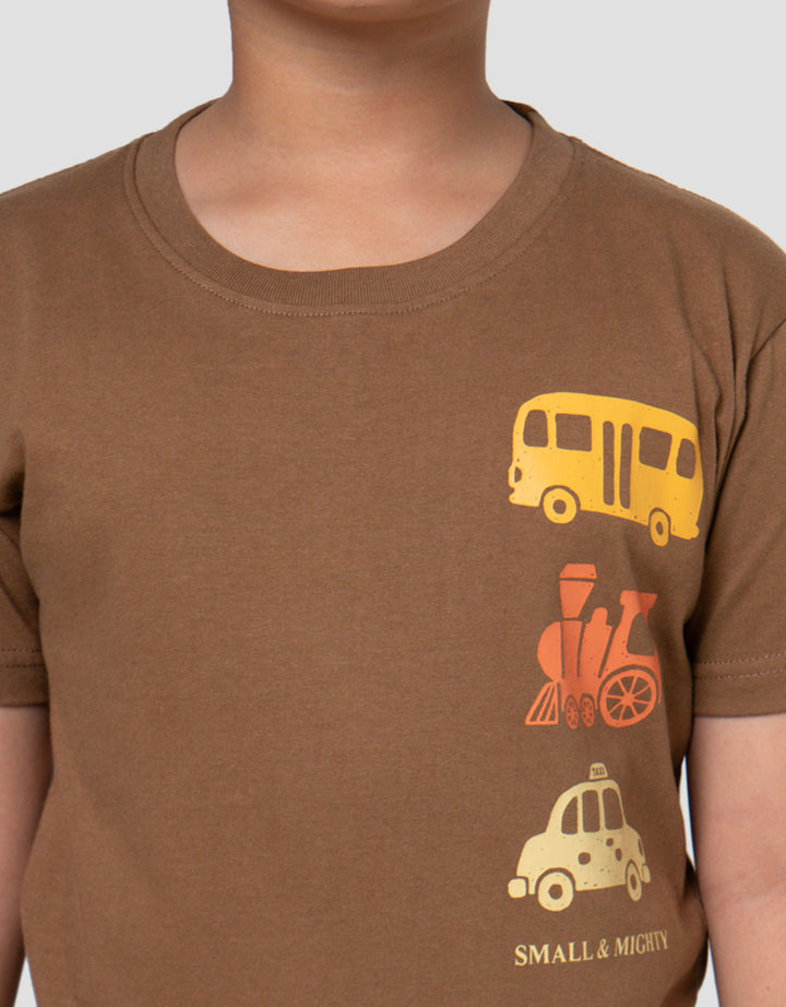 Little M Smalland Mighty Print Kaos Anak Laki-laki