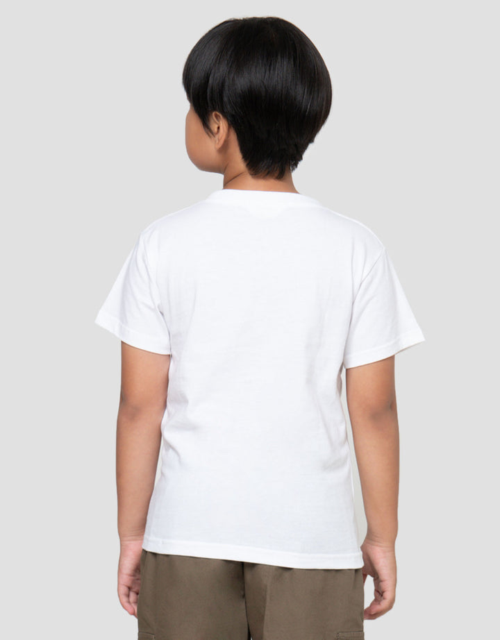 Little M Pinguin Brave Print Kaos Anak Laki-laki