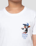 Little M Pinguin Brave Print Kaos Anak Laki-laki