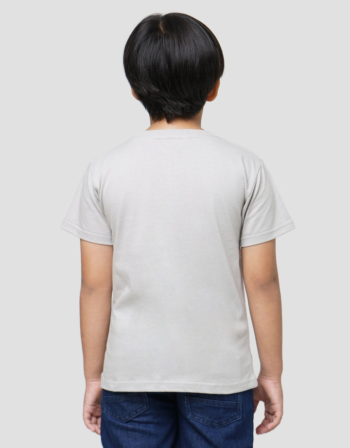 Little M Dino Basket Print Kaos Anak Laki-laki