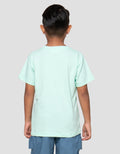 Little M Fox Soccer Print Kaos Anak Laki-Laki