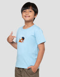 Little M Tiger Strike Print Kaos Anak Laki-laki
